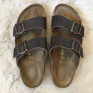 Like 🆕 Birkenstock Nubuck Leather Habana Sz 40